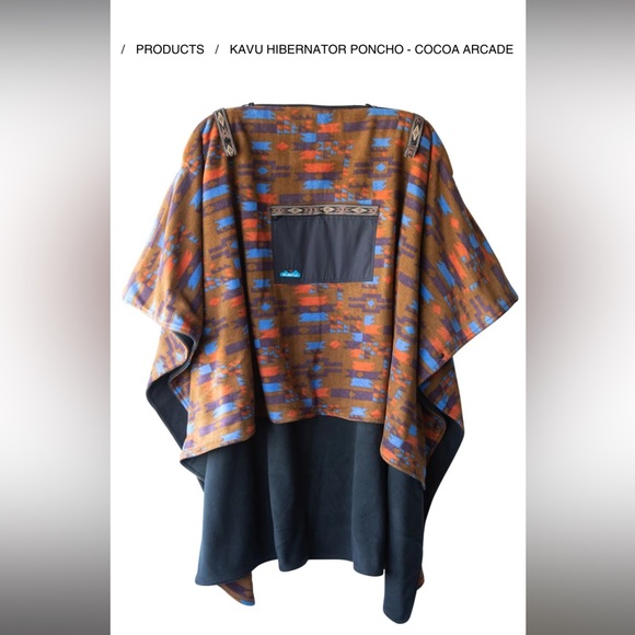 Kavu Hibernator poncho blanket - OS - Picture 5 of 5
